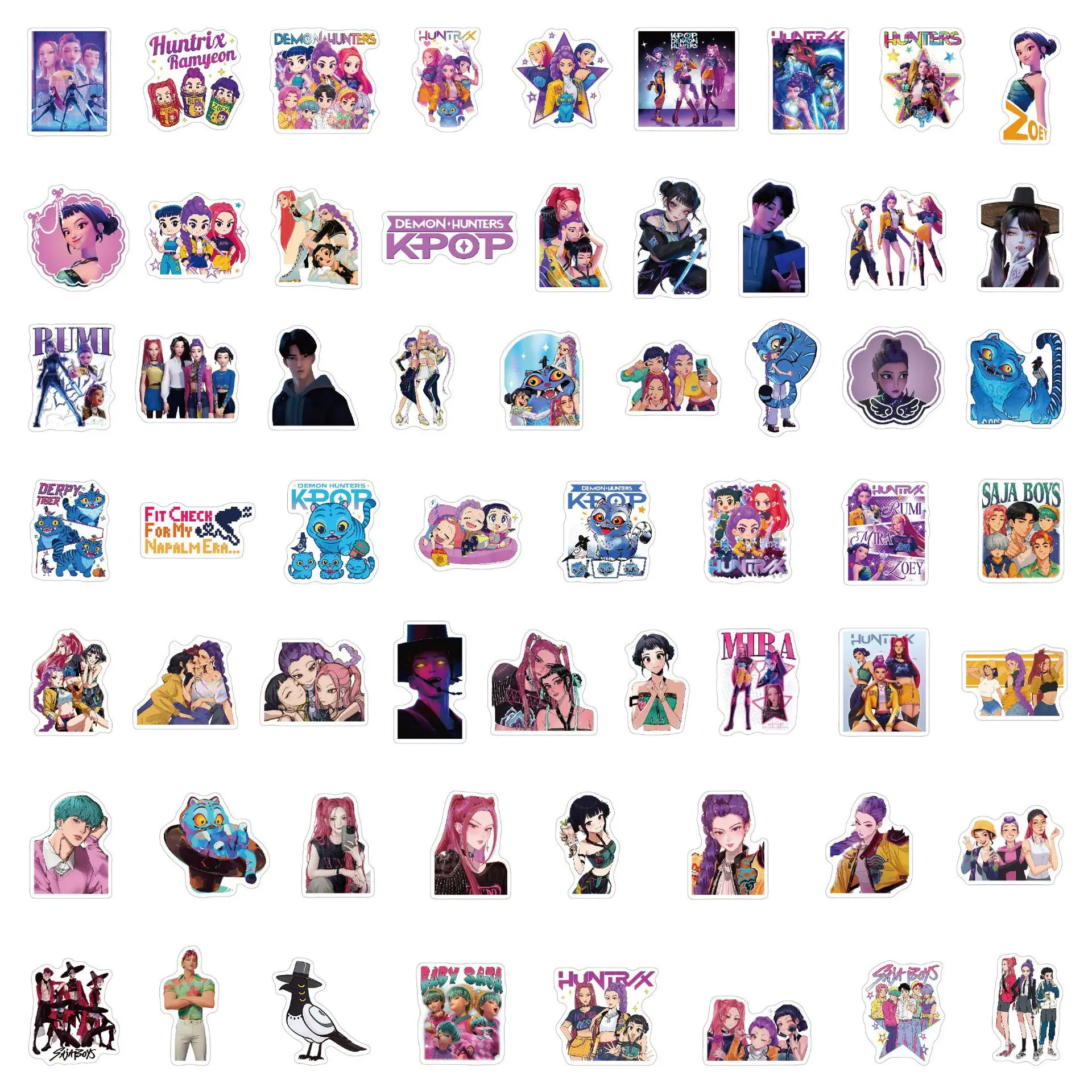 60Pcs Anime Girls Lumi Mila Zo - Luggage review and price