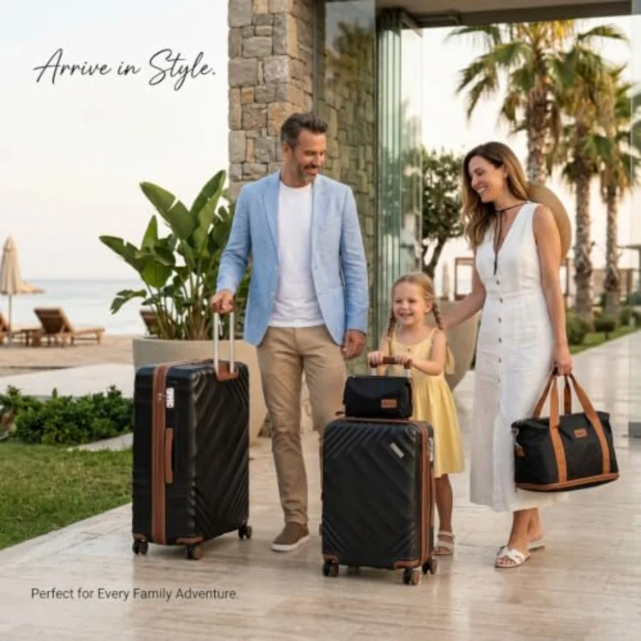 5-Piece Hard Shell Expandable  - Expandable Hard Shell Luggage Set review and price