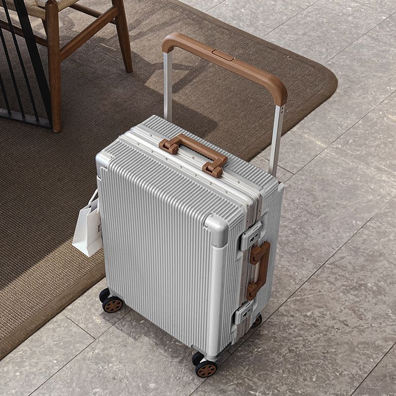 New Wide Trolley Case Luggage  - Aluminum Frame Carry On Luggage review and price