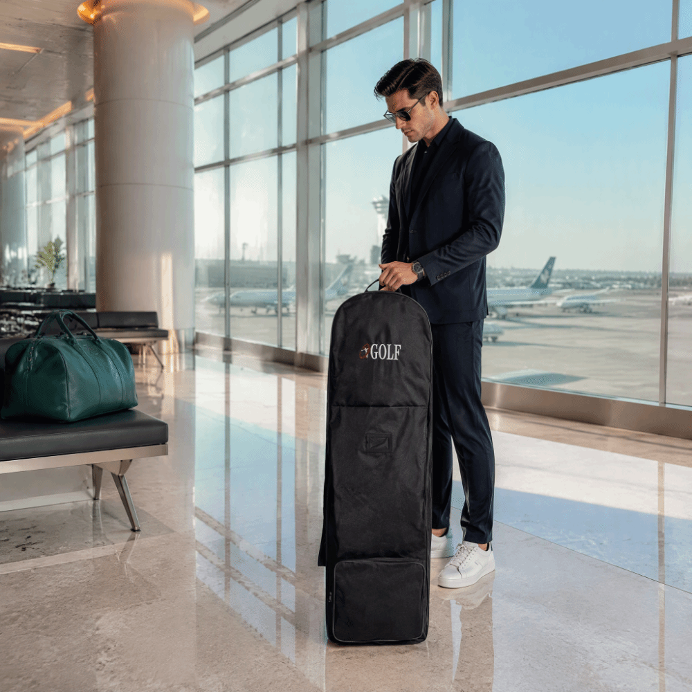 Black Golf Travel Bag Foldable - Foldable Rolling Luggage Bag review and price