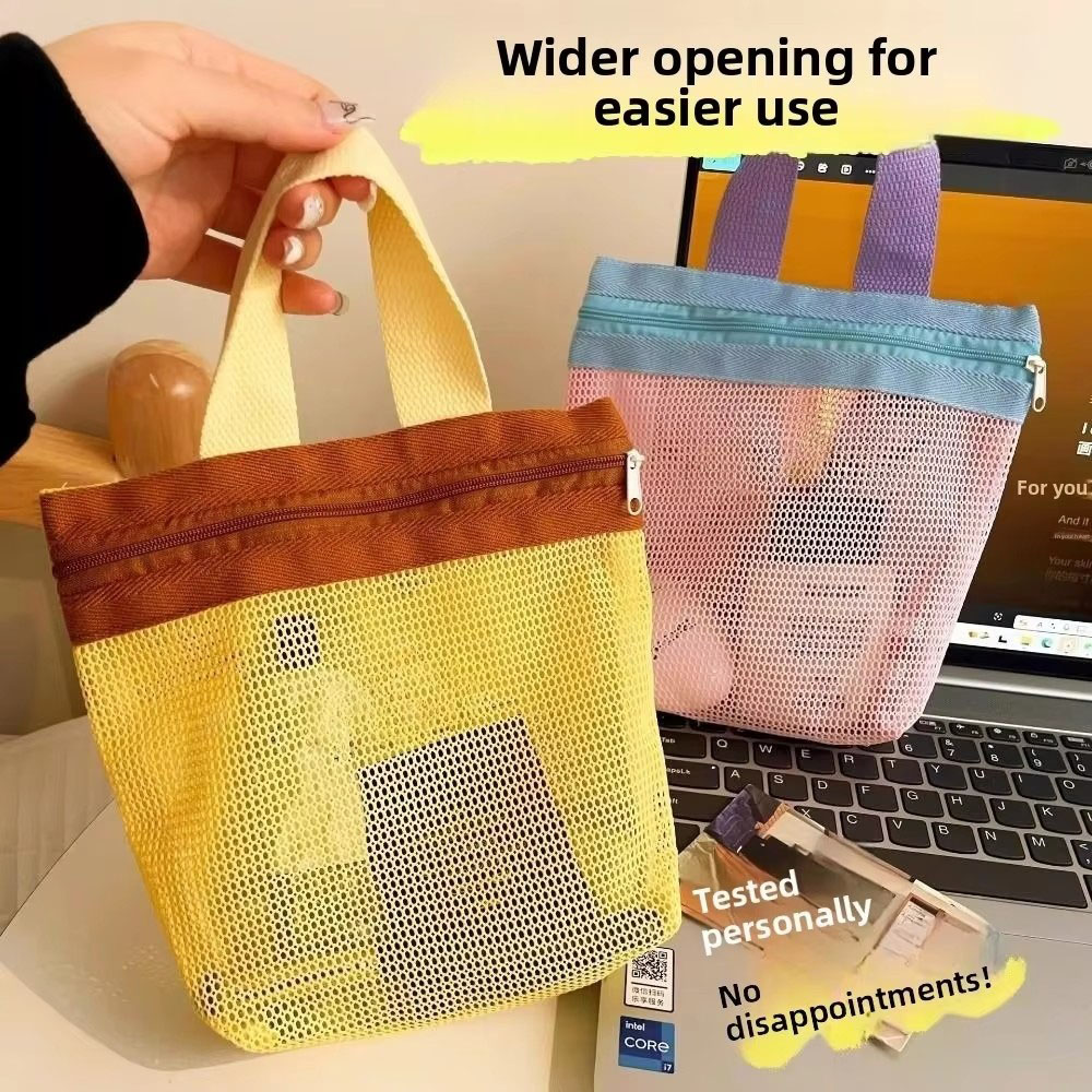New Dopamine Mesh Toiletry Bag - Cosmetic Bags review and price