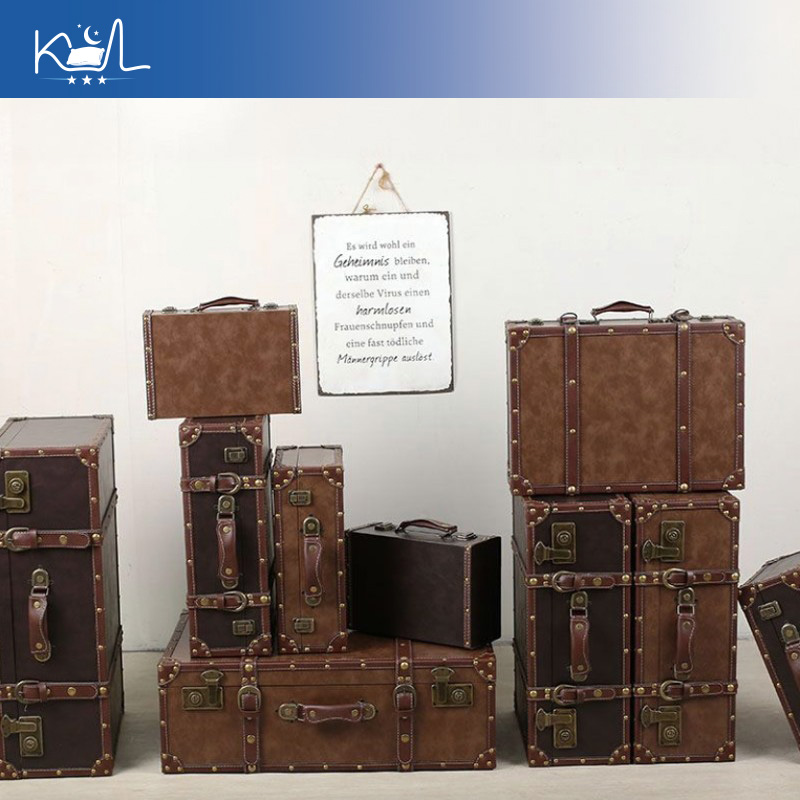 Vintage Brown Decorative Suitc - Retro Vintage Trunk Suitcase review and price