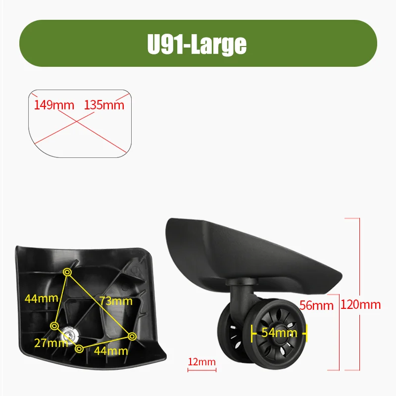 For Samsontie U91 Series Lugga - Silent Replacement Luggage Wheels review and price