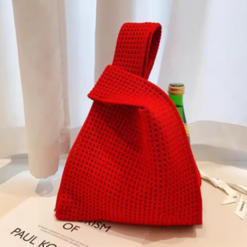 Women Beach Bag Hollow Knit Kn - Cosmetic Bags review and price