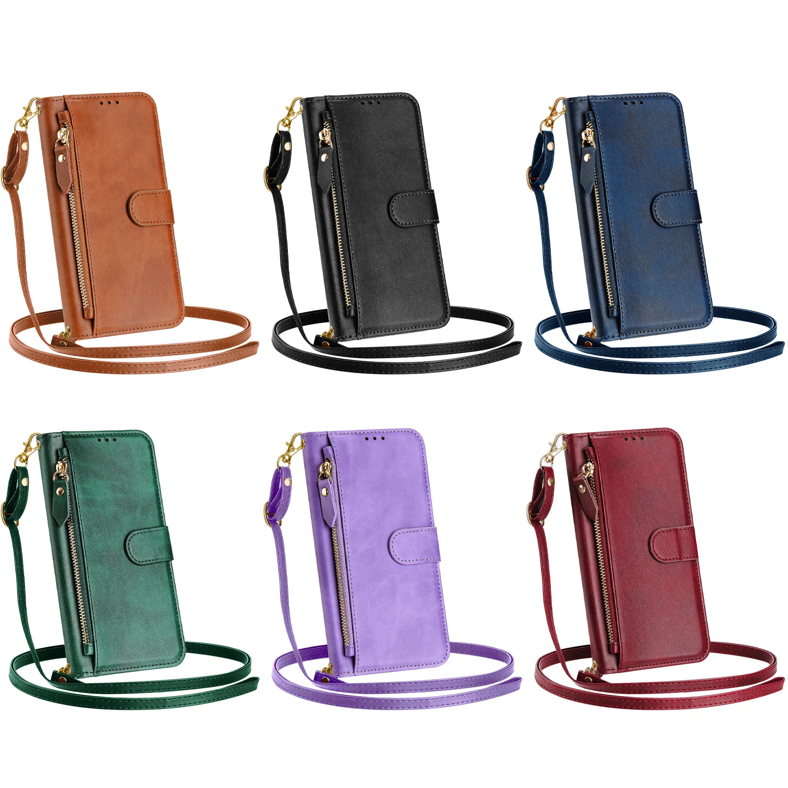 Crossbody Zipper Cards Solt Le - Wallets review and price